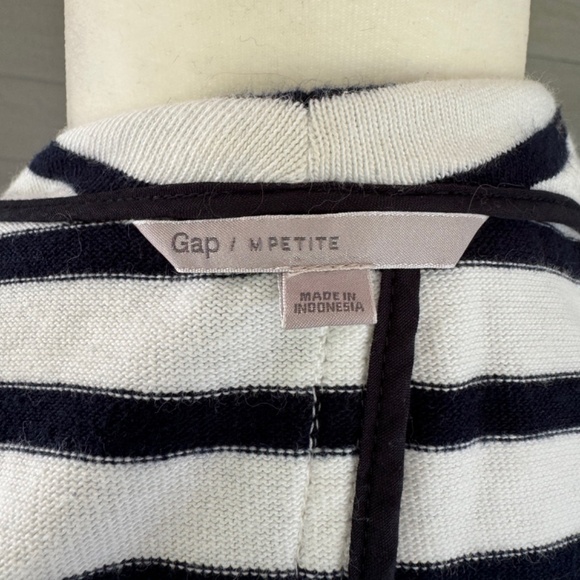 GAP Navy Stripe Moto Jacket - MP - Picture 8 of 8